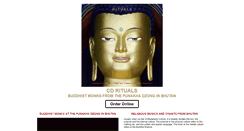 Desktop Screenshot of buddhistmonksbhutan.com