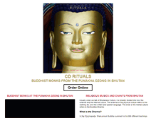 Tablet Screenshot of buddhistmonksbhutan.com